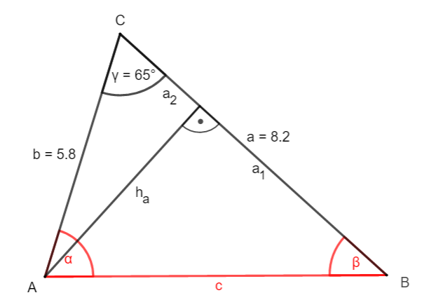 Datei:Dreieck 3.1 Einstieg Berechnungen in allgemeinen Dreiecken.png