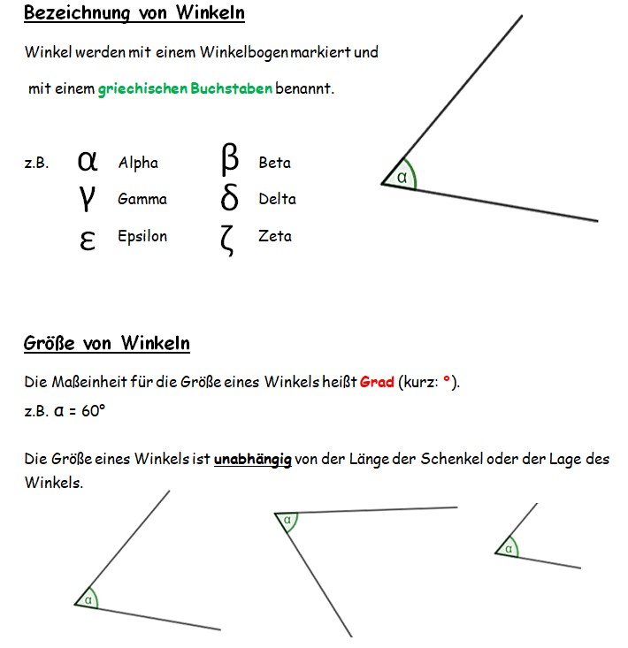 Herta-Lebenstein-Realschule/Lernpfad Kreis Und Winkel/2) Winkel – ZUM ...