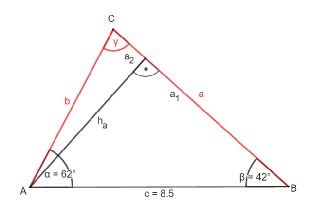 Datei:Dreieck 1.3 Einstieg Berechnungen in allgemeinen Dreiecken.png
