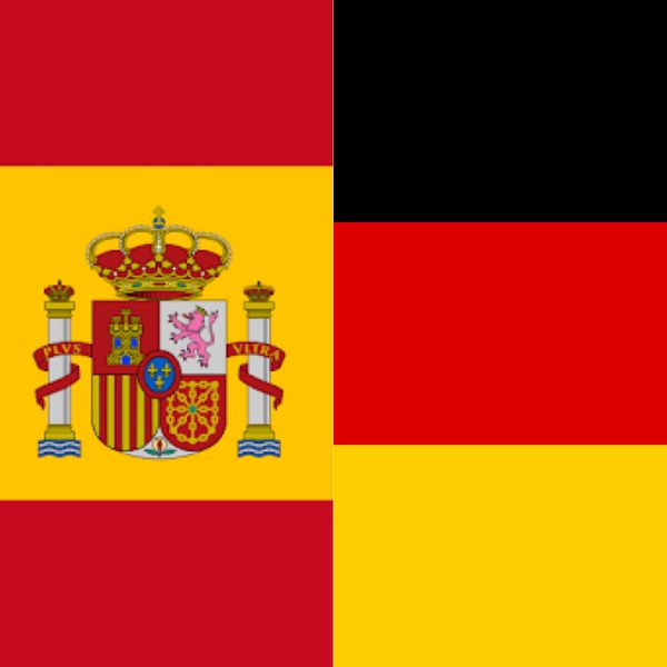 Datei:Spanische und deutsche Fahne.jpg