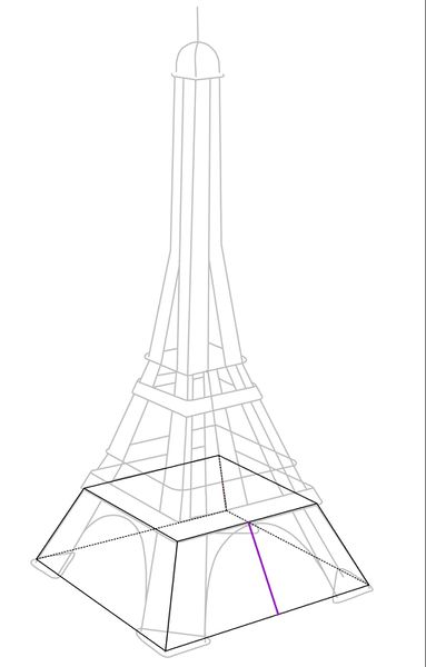 Datei:Eiffelturm mit Stütze und Pyramidenstumpf.jpg